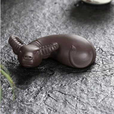 Новое поступление акция Yixing фиолетовая глина чистый самодельный корова