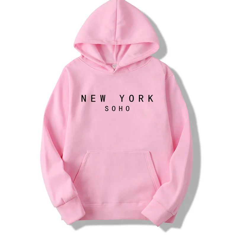 Женский свитшот с надписью New York Soho повседневный смешной для леди хипстерский Топ