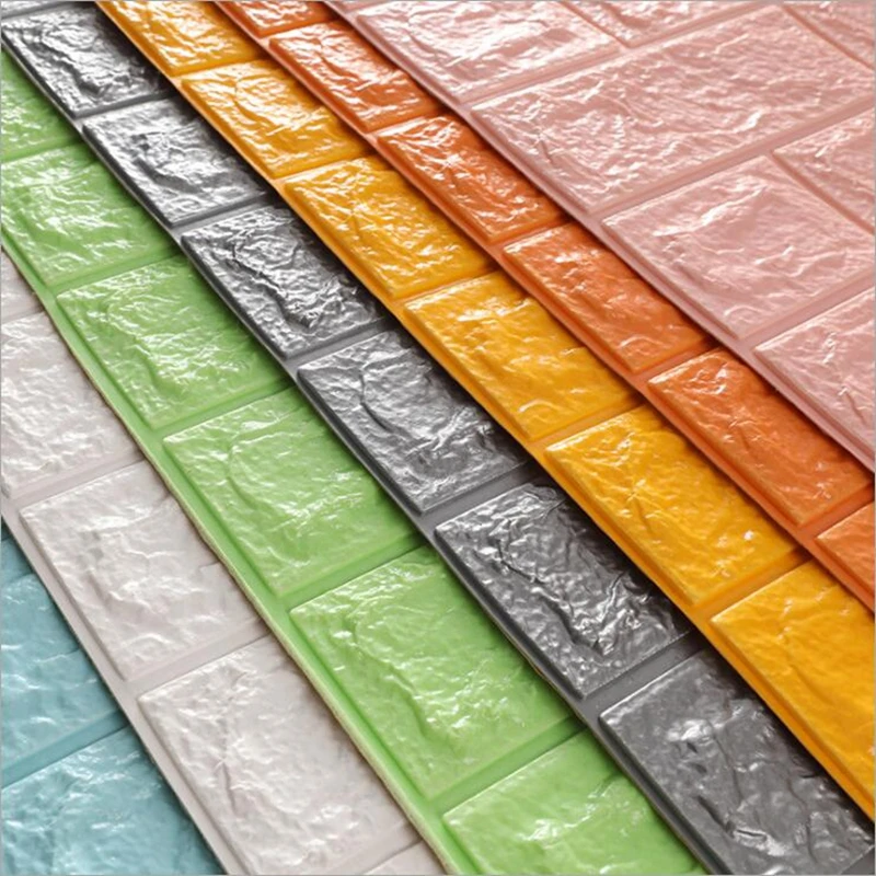 3D имитация кирпичной стены наклейки водонепроницаемые самоклеящиеся обои для