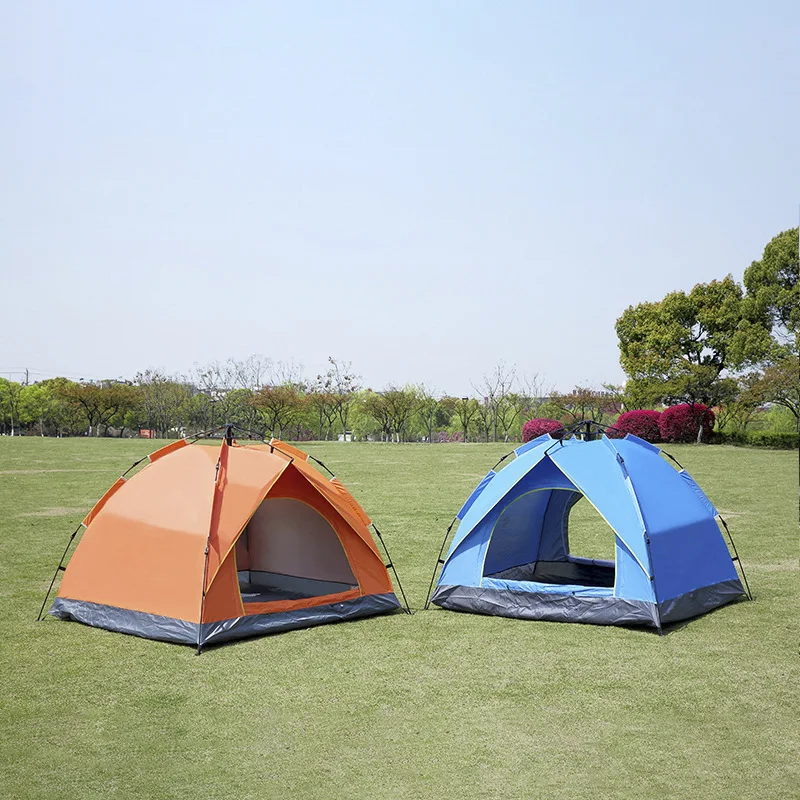 

Double People 210D Oxford Cloth Outdoor Camping Couple Automatic Spring Type Quick Opening Rainproof Sunscreen Tent