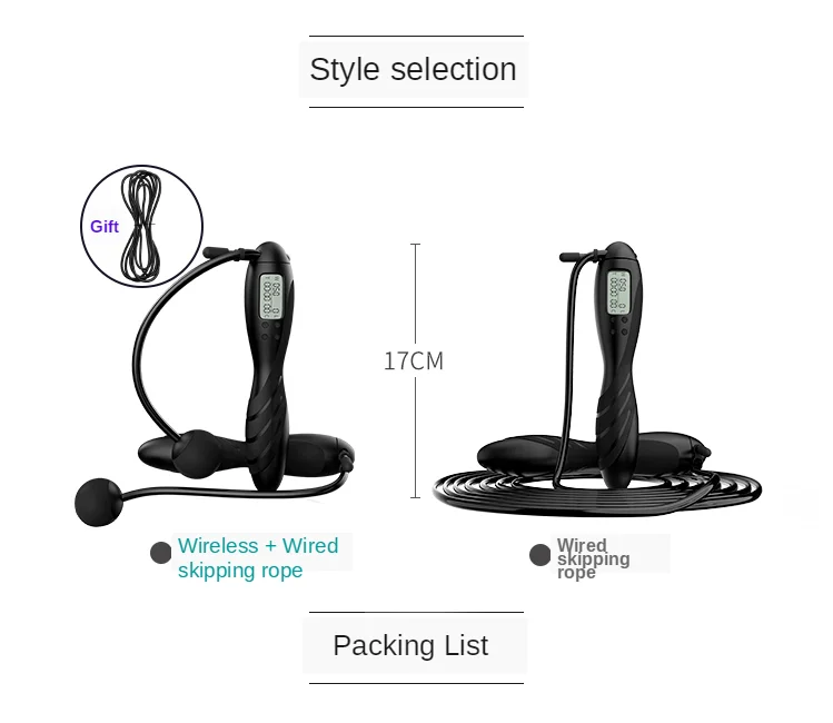 

Cordless jump ropes for work out Smart Electronic Digital Counter Training Adjustable Calorie Consumption Crossfit rope women