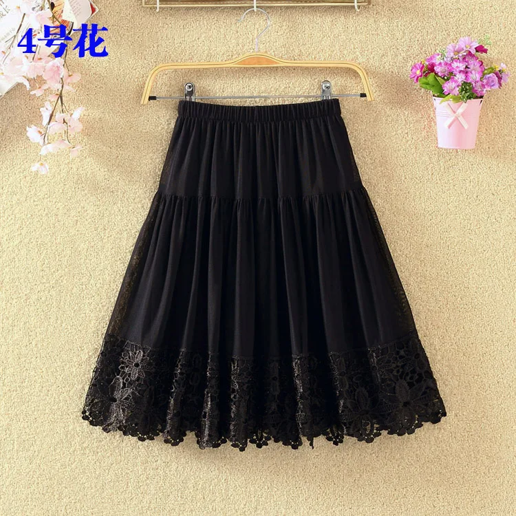 women's camisoles full slips dress with shoulder straps long under dress solid underskirt inner petticoat height - Цвет: color4