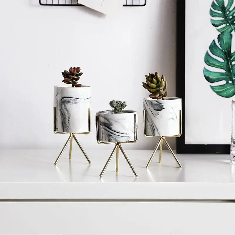 

Geometric Economic Flower Stand Flower Pot Holder Garden Beautiful Flower Pot Rack Creative