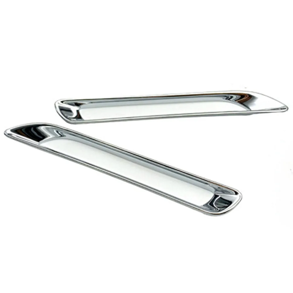 2PCS Rear Fog Light Vehicle ABS Chrome Car Accessories Lamp Cover Replacement External Trim Protection Decorative Frame |