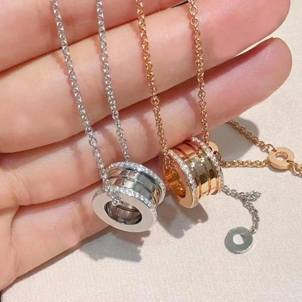 

Fashion Brand Jewelry Stainless Steel Men's Necklace Couple Christmas Gift Necklace for Women