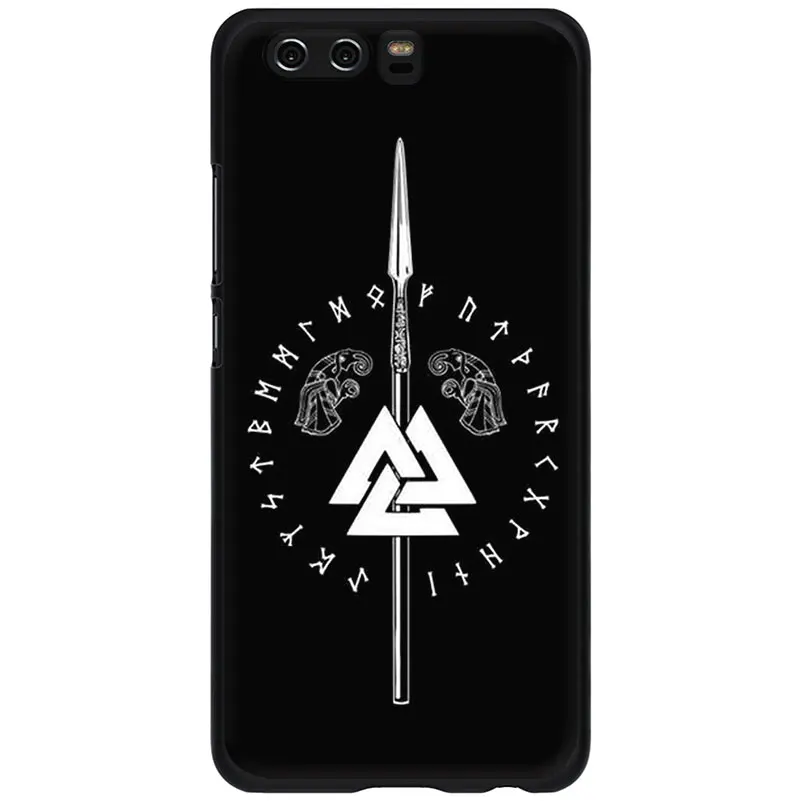 EWAU Viking Vegvisir Odin скандинавский мягкий чехол для телефона huawei Honor view 20 9X 6A 7A 7C 7X 8C 8X Pro 8 9 10 Lite - Цвет: B2