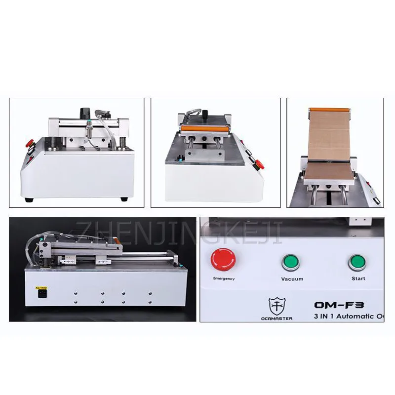 

10 Inches Cell Phone Flat Film Mulching Machine Vacuum Hot Press Machine Cell Phone Repair Processing Equipment Tool AC220V/110V