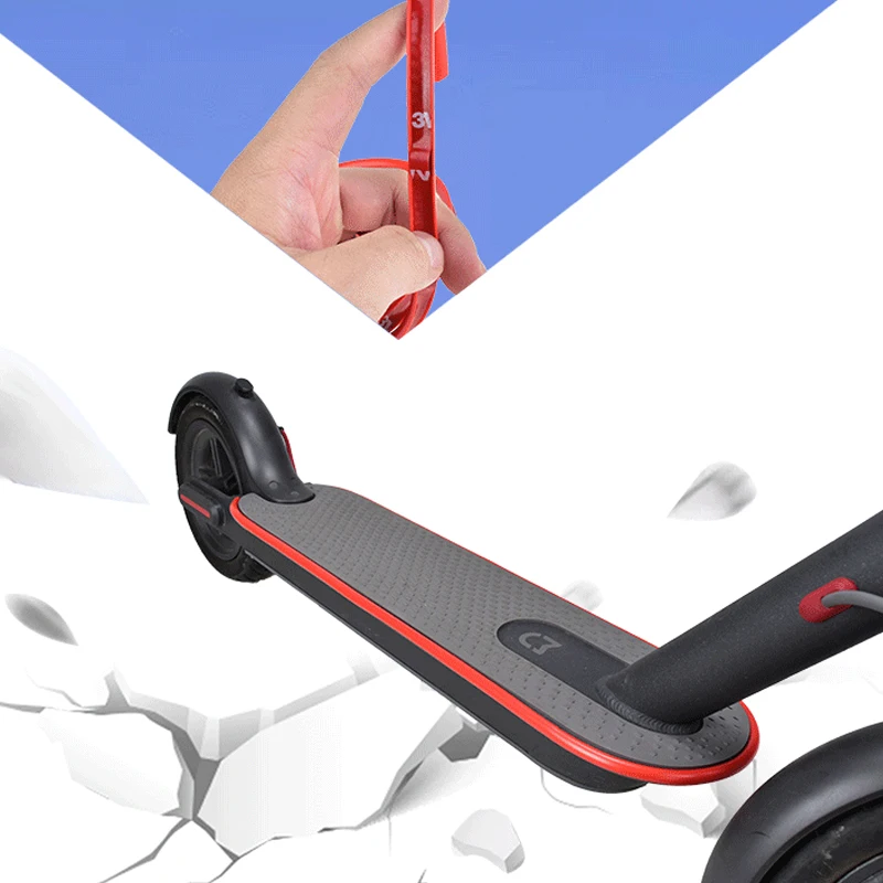 Бампер Защитный скутер полоски для корпуса для Xiaomi Mijia M365 Электрический скейтборд автомобиль скутер части Декоративная полоса для m365 PRO