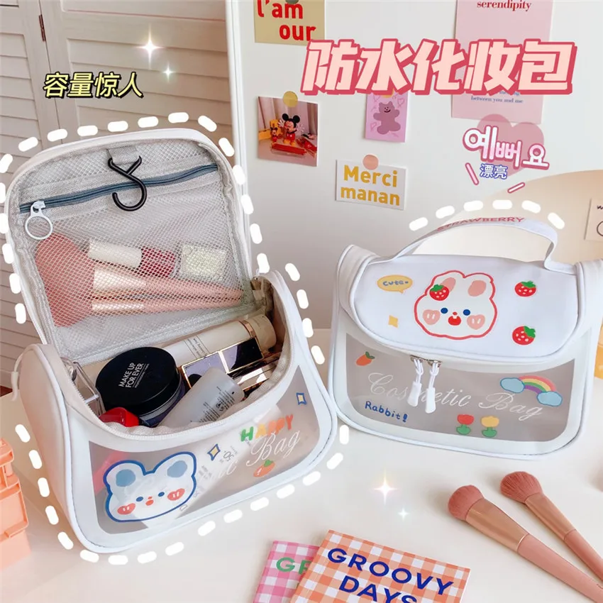 Полиуретановая Женская дорожная сумка для хранения туалетных принадлежностей