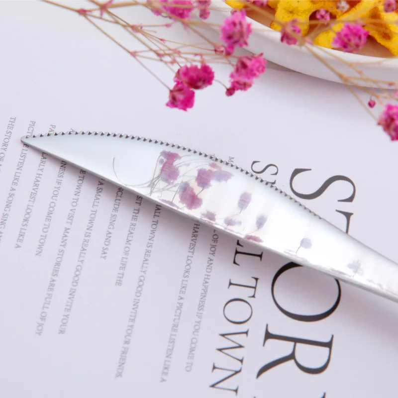 Высокосортные корейские утолщенные золотые столовые приборы из нержавеющей