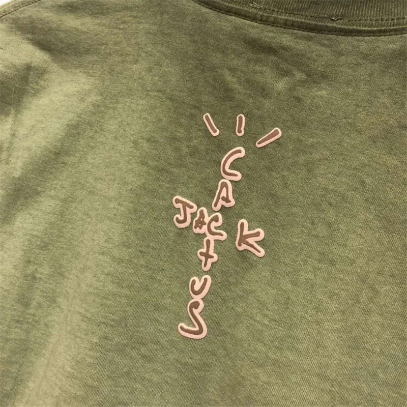 

2021ss Travis Scott Cactus Jack Astroworld t-shirt Men Women Best Quality aliens she fills my mind top Tee TRAVIS SCOTT t-shirts