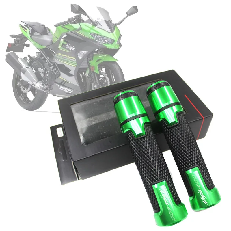 

Левый и правый для KAWASAKI Ninja400 ninja 400 NINJA CNC алюминий + резина аксессуары для мотоциклов ручки