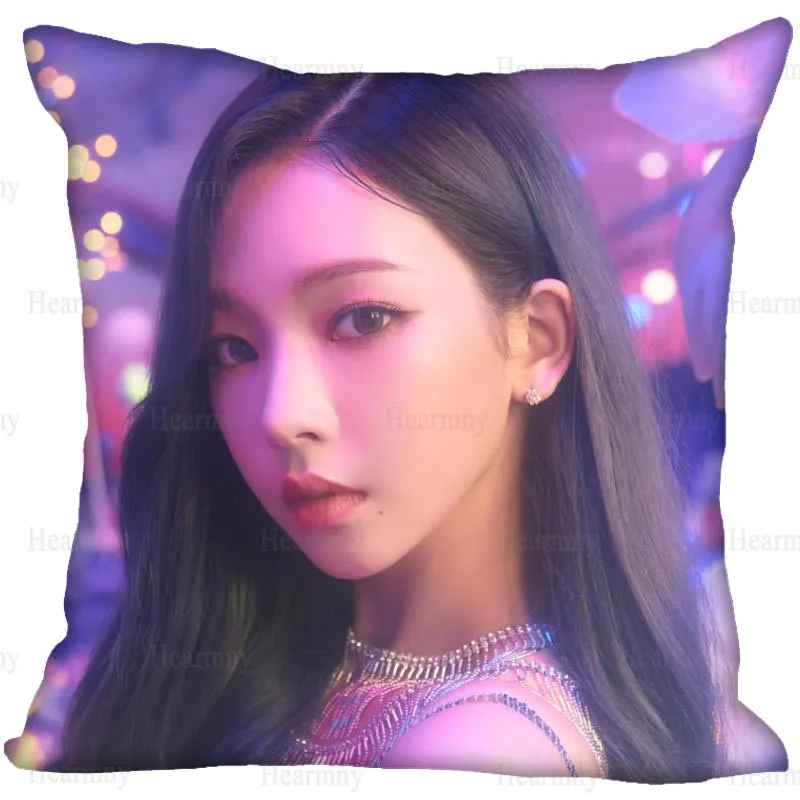Custom KPOP KARINA Pillow Cover Bedroom Home Office Decorative Pillowcase Square Zipper Cases Satin Soft No Fade 0512 | Дом и сад