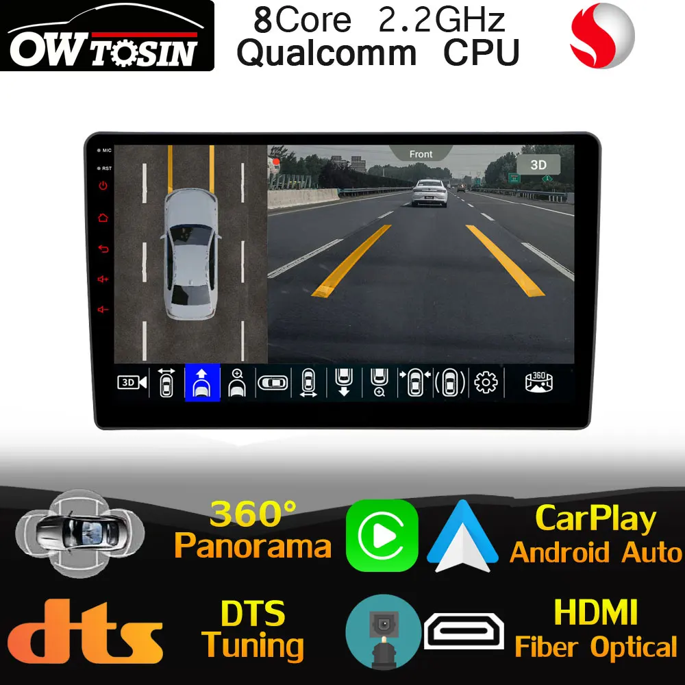 Автомобильный мультимедийный плеер 9 дюймов IPS Qualcomm 8Core Android для Hyundai Elantra 3 2003-2012 GPS