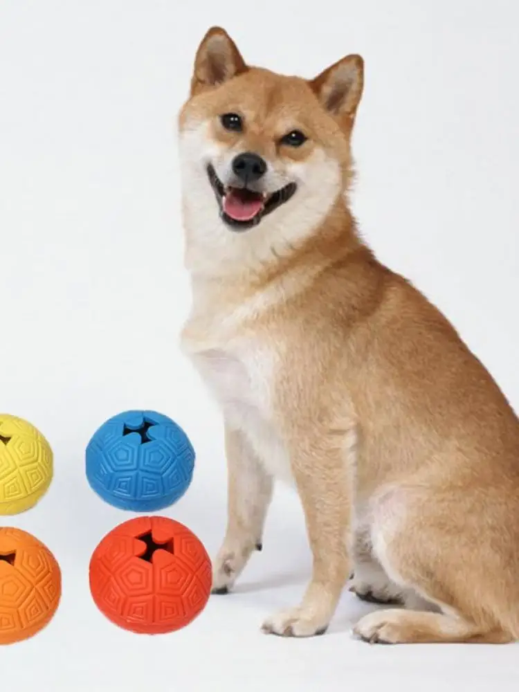 

Pet Dog Cats Toy With Turtle Shell Leaking Ball