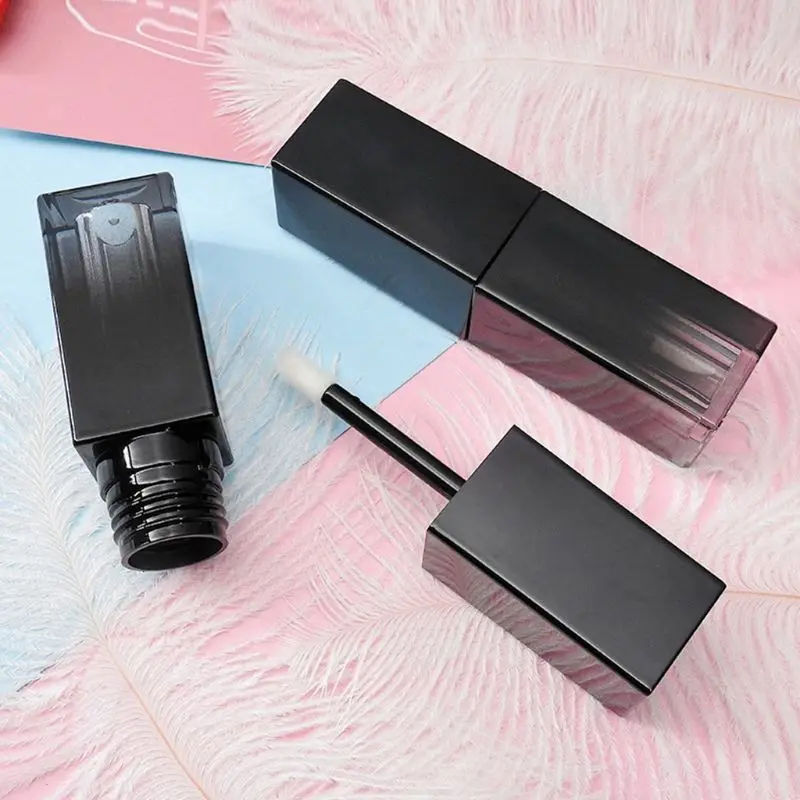 Прямоугольная форма пустой прозрачный блеск для губ контейнер градиентный