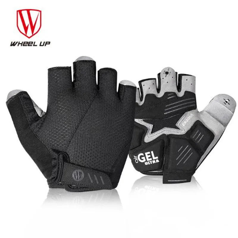 

Спортивные перчатки wheel up S194 унисекс, перчатки с полупальцами, Нескользящие, износостойкие, амортизирующие, для тренажерного зала и велоспо...
