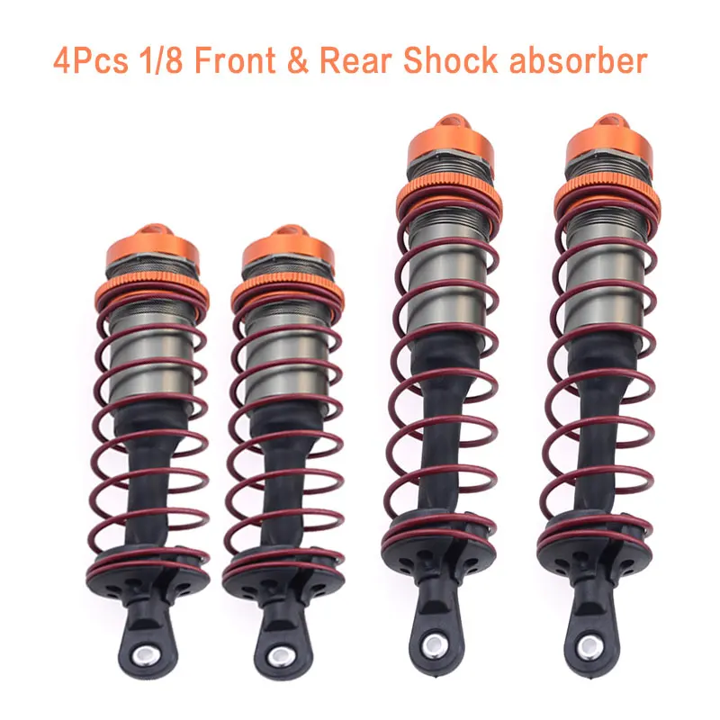 SURPASS HOBBY-Amortiguador delantero de 120mm, suspensi&oacute;n trasera de 143mm para 1/8 JLB, HSP, ZD Racing, DHK, HPI, df-model, Traxxas, Wltoys-2
