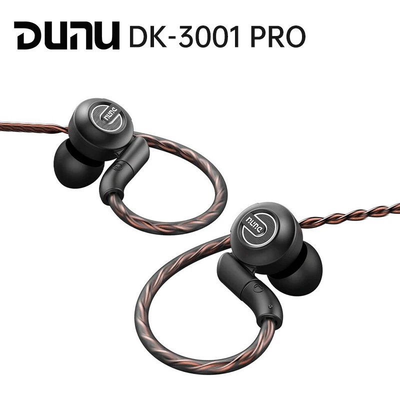 DUNU DK 3001 Pro Hi Res бериллий 5 драйвер (4BA + 1 динамик) гибридный MMCX коннектор DK3001Pro HIFI