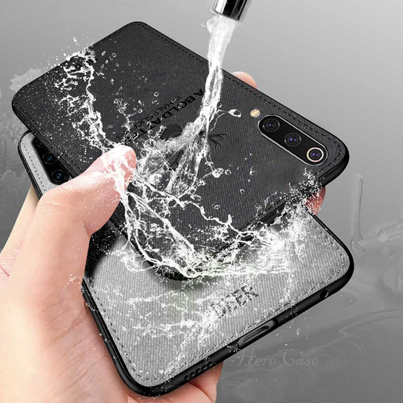 hot cloth texture deer 3d soft tpu magnetic car case for samsung galaxy a20 built in magnet plate case for a51 a71 a50 a70 cover free global shipping