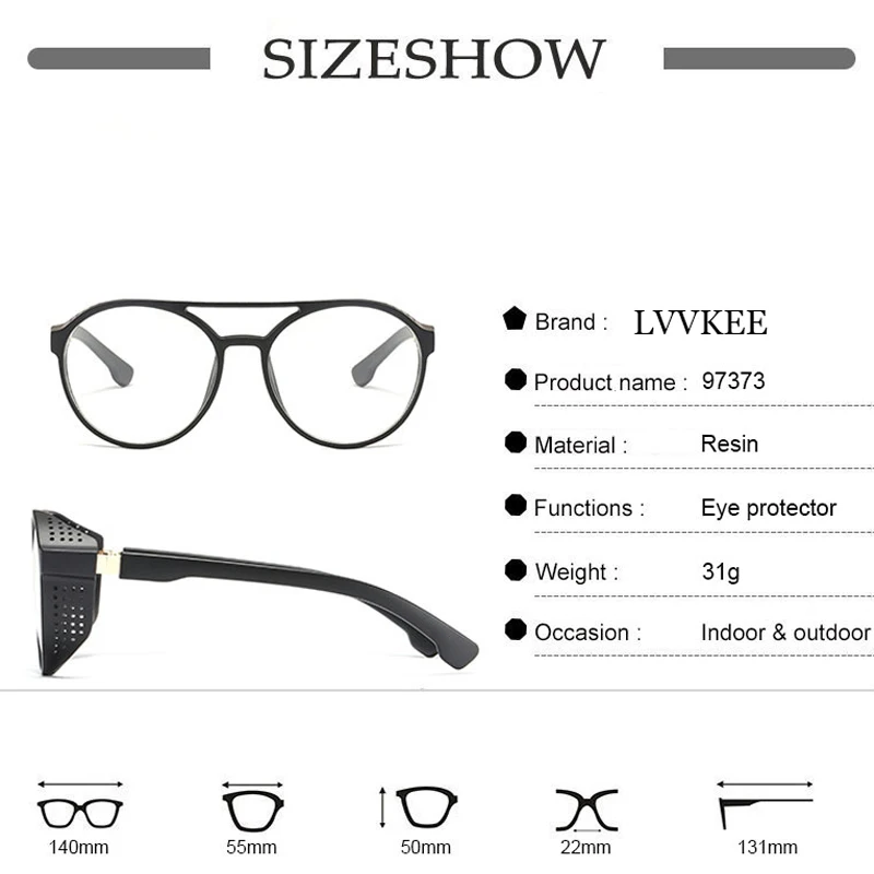 Новые модные солнцезащитные очки в стиле стимпанк для женщин и мужчин ретро с