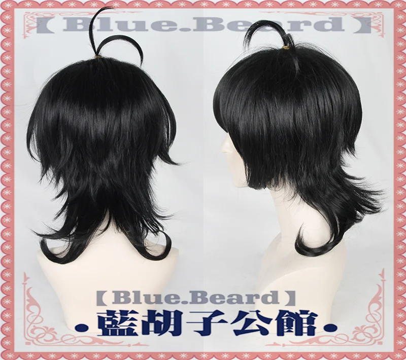 

Anime SK the Infinity Miya Cosplay Wig SK8 Black Short Wig Heat-resistant Fiber Hair + Wig Cap Carnival Party Role Play