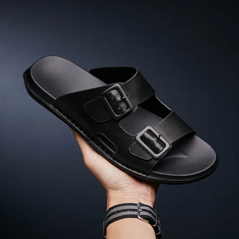 

Sandles Men Mules Flip Flops For Men's Shoes Sandals Man Summer 2021 Casual Luxury Sandels Boy Sandal Rubber Beach Slip-On Clogs