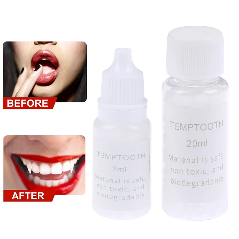 

20ml Denture Solid Glue Temporary Tooth Repair Kit Teeth and Gaps FalseTeeth Denture Adhesive Temporary Dental Sticker