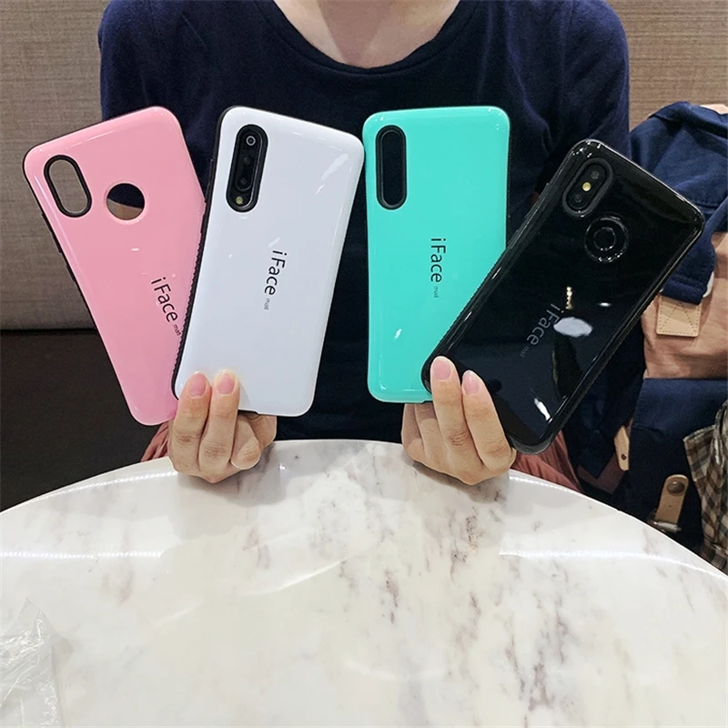 Ударопрочный чехол Iface Mall для Xiaomi Mi 9 Mi8 Mi6 с полной защитой пластиковый