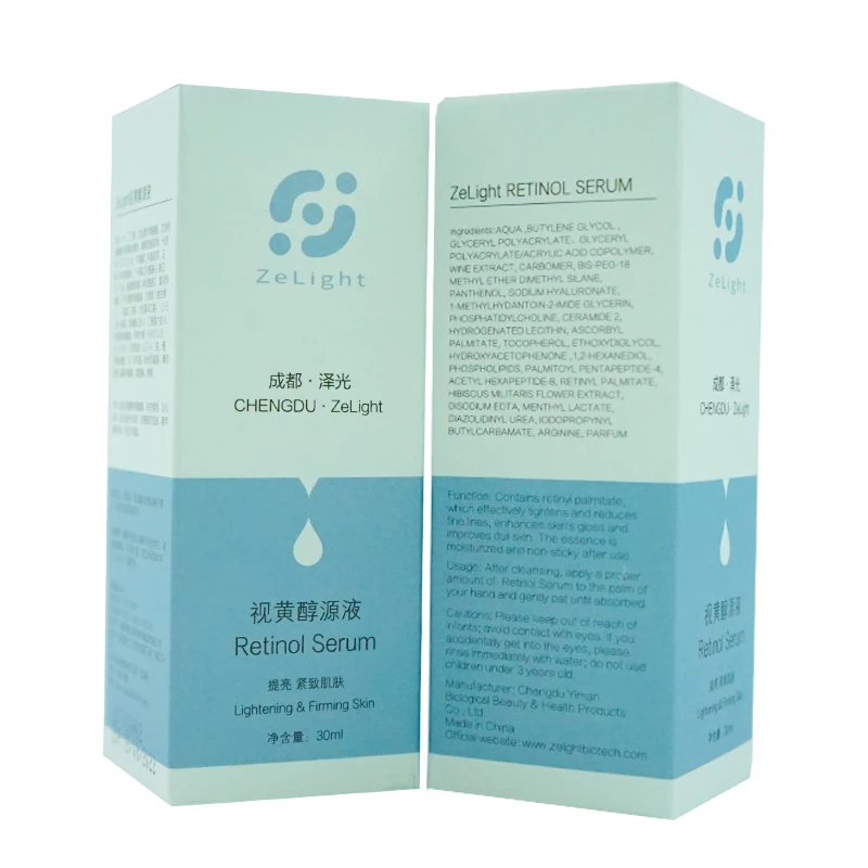 Retinol Facial Serum Hyaluronic Acid Vitamins C Whitening Anti Aging Wrinkle Skin care Black Dots Vitamina E Essence for Face