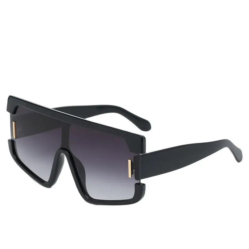 

Luxury Ladies Glasses Retro Men's Big Frame 2022 Fashion Designer Brand Square Oversized UV400 Sunglasses Ladies