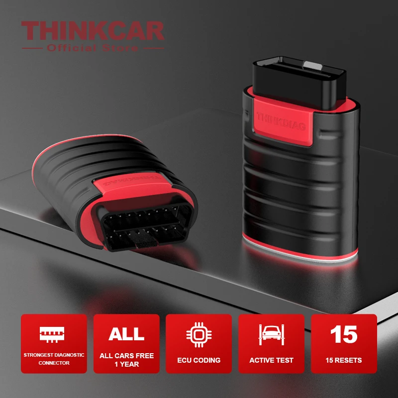 THINKCAR новейший Thinkdiag 4 0 Версия OBD2 считыватель кодов полное программное