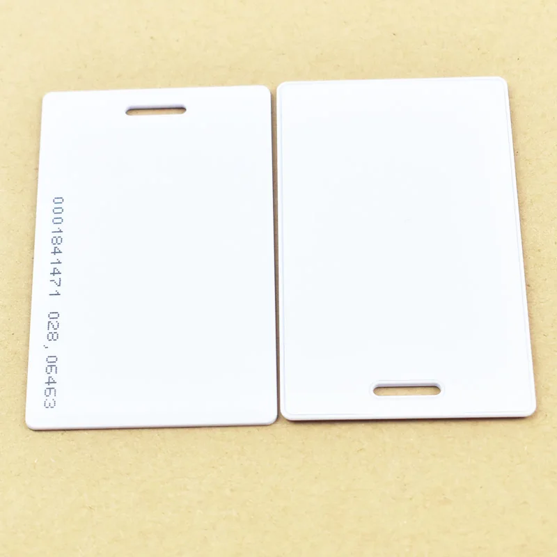 100 шт./лот 125 кГц RFID-метка EM ID TK4100/EM4100 толстая карта системы контроля доступа