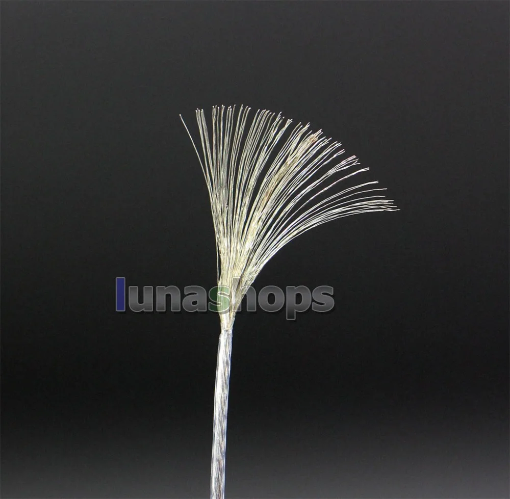 

LN006603 Hi-Res Silver Plated 7N OCC Earphone Cable For Shure SRH840 SRH940 SRH440 SRH750DJ Philips SHP9000 SHP8900