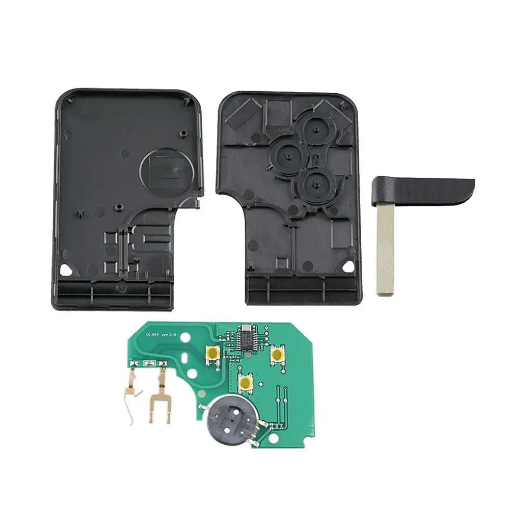 

Смарт-карта на 3 кнопки с чипом ID46 434 МГц для дистанционного ключа Renault Megane 2 3 Koleos