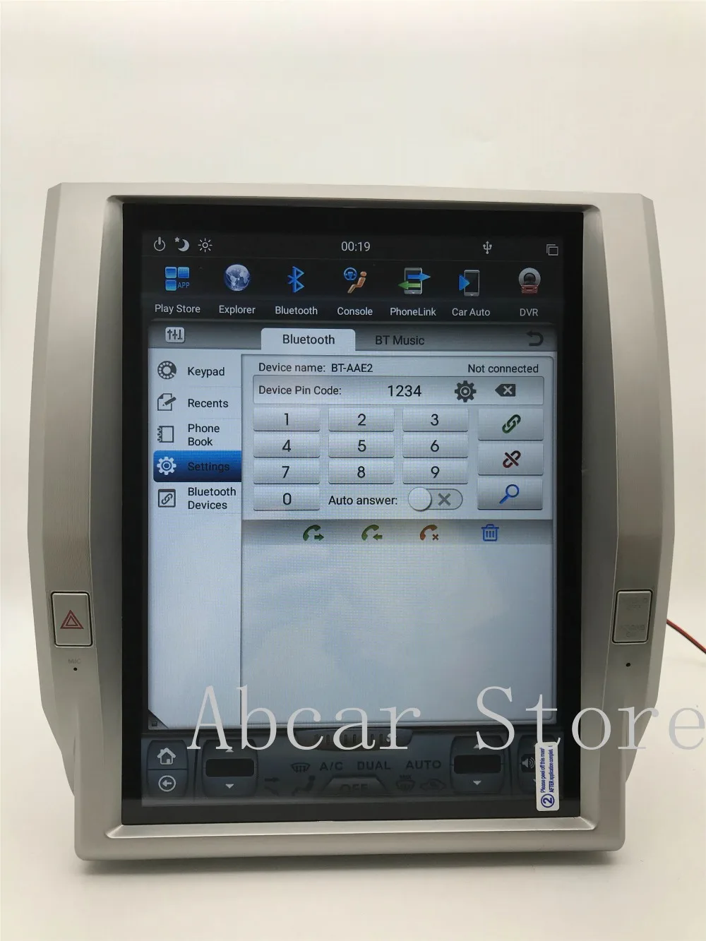 12,1 ''Tesla стиль Android 8,1 автомобильный dvd-плеер gps навигация для Toyota tundra 2011- PX6 стерео Мультимедиа радио рекордер