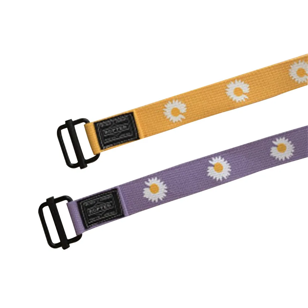 Холщовые ремни для женщин студенческий пояс регулируемый модный повседневный