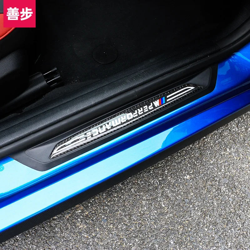 

Airspeed M Performance for BMW 3GT F32 F33 F36 F30 F35 Accessories Car Door Sill Protector Guards Stickers Carbon Fiber Tri