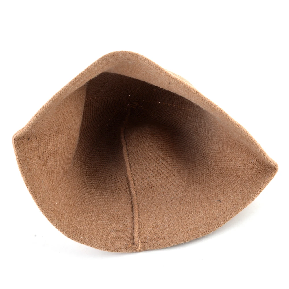 Женская шерстяная шляпа от солнца однотонная женская винтажная Зимняя |