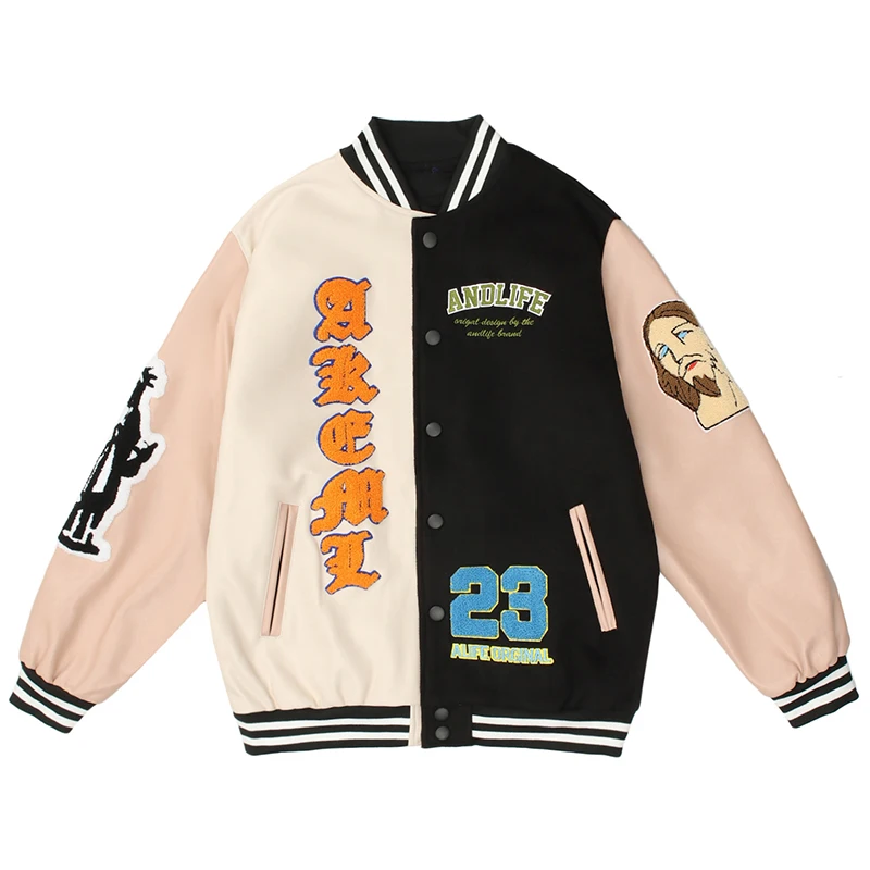 

Куртка-бомбер Мужская/Женская в стиле ретро с надписью