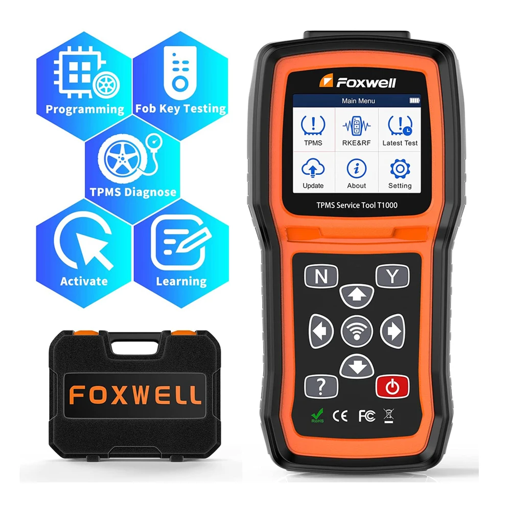 Система контроля давления в шинах FOXWELL TPMS T1000 | Автомобили и мотоциклы