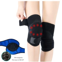 2 pcs self heating knee protector warmer adjustable tourmaline magnetic therapy knee pads support with patella stabilizer brace