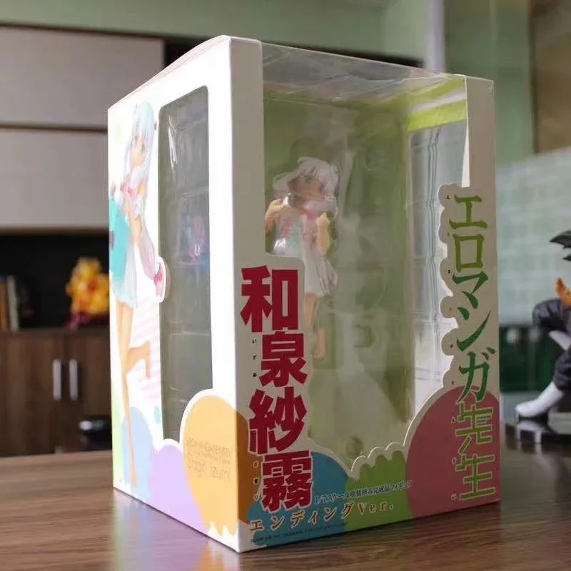21cm With Box Аниме эроманга-сэнсэй Изуми сагири Ямада эльф бикини водяной пистолет сексуальное платье Ver. 1/7 ПВХ Фигурки игрушки-модели подарочные lelakaya - Цвет: 21cm With Box