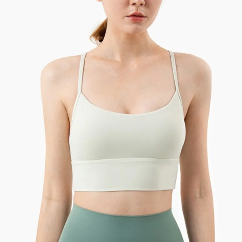 High-intensity Sports Shockproof Gathered Y-shaped Beautiful Back Women Tank Tops
