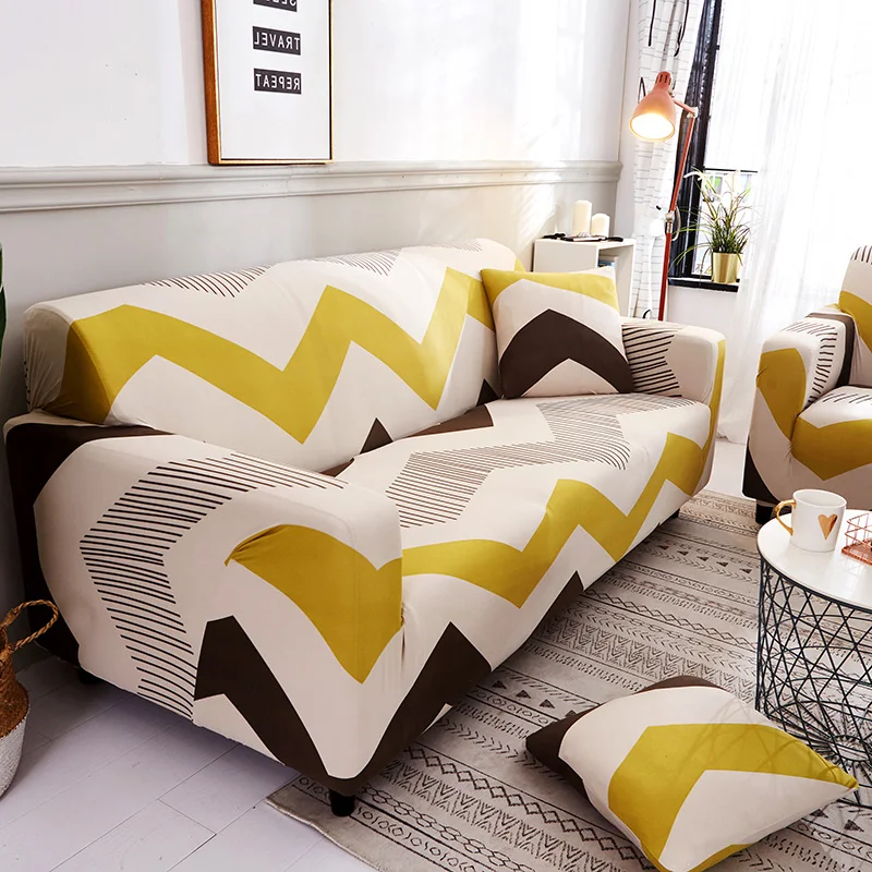 

Spandex Sofa Cover Slipcovers Elastic All-inclusive Couch Case for Different Shape Sofa Loveseat Chair L-Style Sofa Case