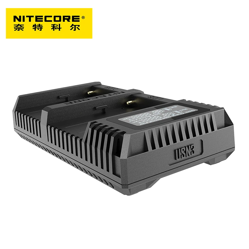Дорожное зарядное устройство Nitecore USN3 Pro с двумя слотами USB QC для Sony | Электроника