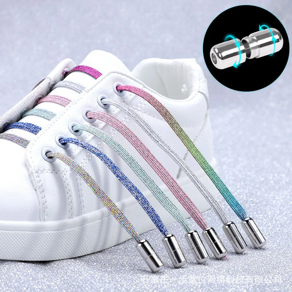 

Elastic Locking Shoelaces Fashion No Tie Shoelace Women Men Elastic Laces Shoelaces For Sneakers Quick Shoes Lace Strings