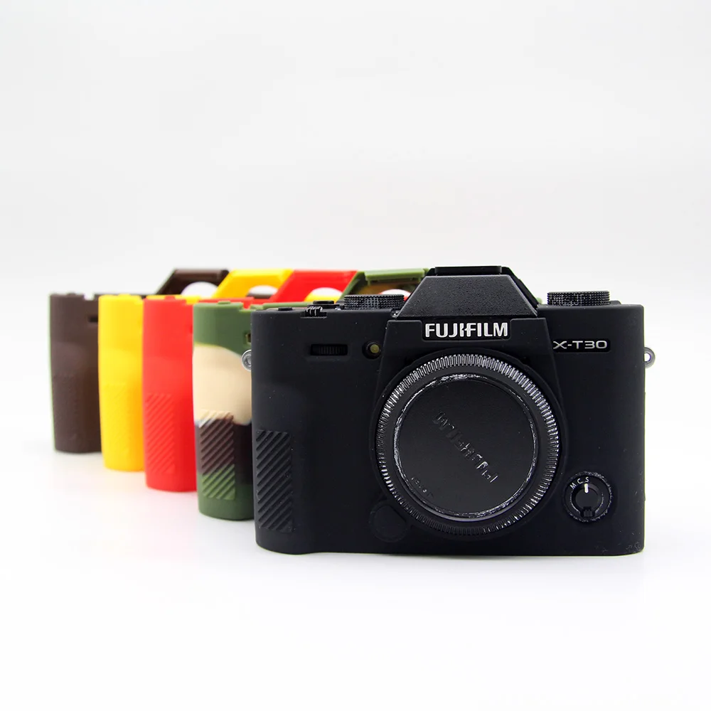Силиконовая кожа брони чехол корпус протектор для Fujifilm X-T10 X-T20 XT10 XT20 XT30 XT-30 беззеркальная система камеры