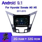Автомагнитола на Android 9,1 с GPS-навигацией, мультимедийный плеер, автомобильная стереосистема для Hyundai Sonata 8 YF i40 i45 2010-2015, головное устройство 2G