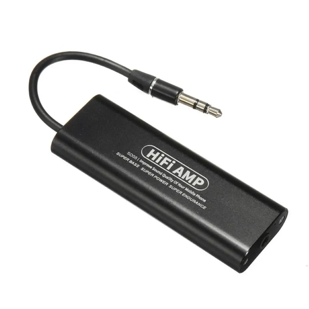Портативные мини наушники 3 5 мм Hi Fi усилитель стерео аудио приемник для мобильных